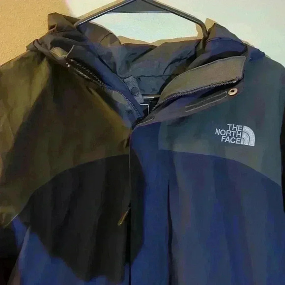 North Face Hyvent 3 in 1 Jacket T325 T725 2013 Gray and blue Mens Medium M - Picture 5 of 10